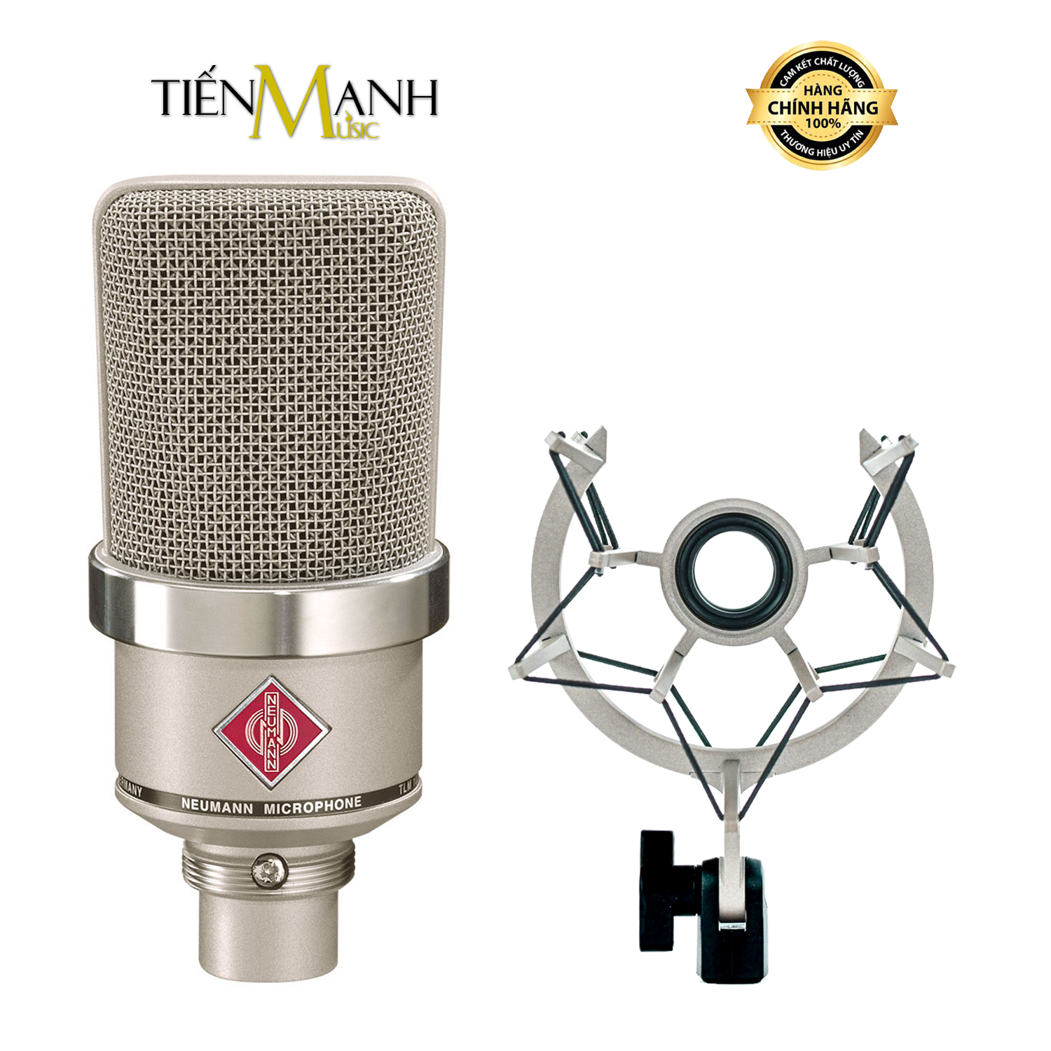 Micro Neumann TLM 102 Studio Set - Bạc (Có Shock Mount)